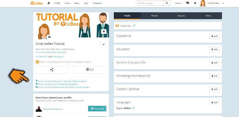 beBee's tweet image. Here's how to expand your reach. Add your other social media accounts to Your #beBee Profile 
goo.gl/AFKjXb