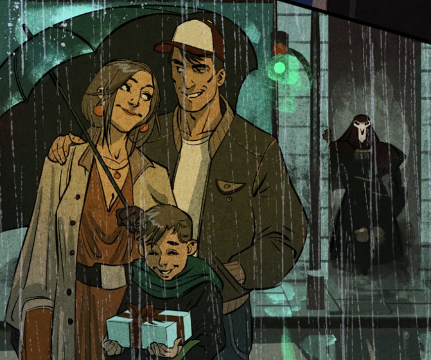 are these gabriel 39 s and son overwatch pharah christmas comic