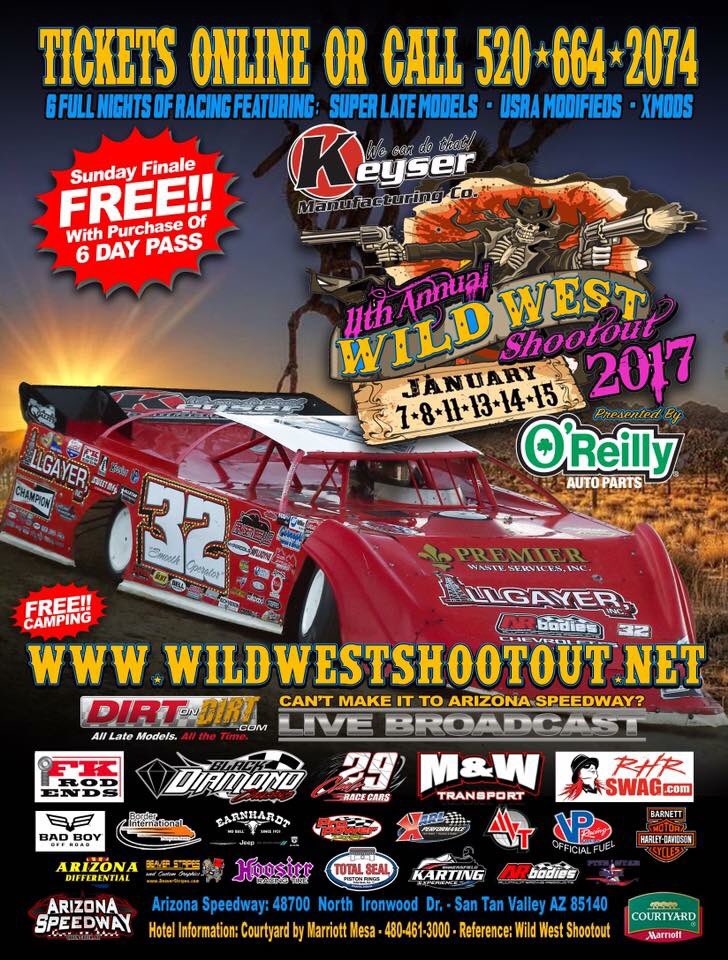 Jan 7, 8, 11, 13, 14 &amp; 15, 2017!