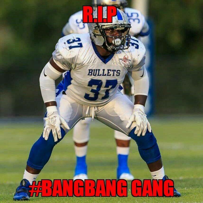 CoachFlowers_'s tweet photo. Some say that the good die young... #RestInLove #BangBang #BroTre #37 #BackerLife #Brotherhood #DefenseWinsChampionships #BulletNation https://t.co/Bijvr2m6OQ