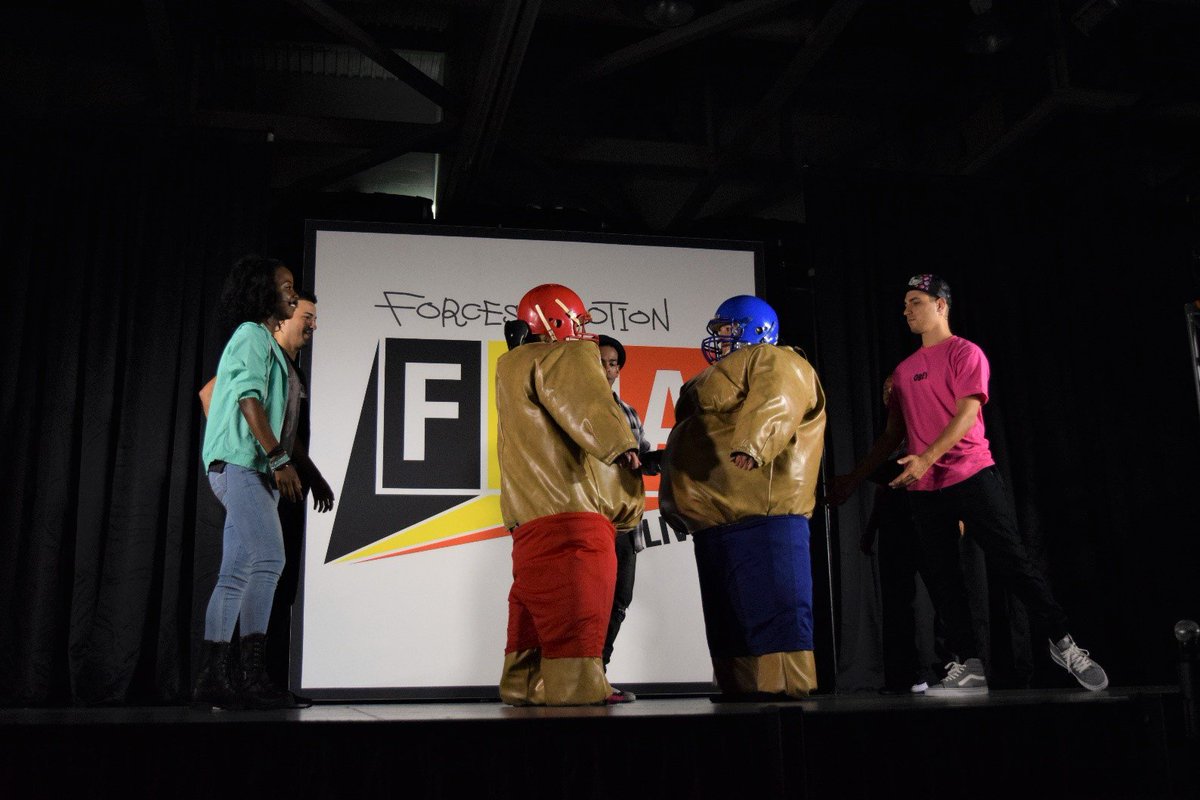 HON_Citizenship's tweet photo. ‘Extreme’ wrestling teaches us that Force = Mass x Acceleration—what other activities demonstrate this Second Law of Motion?! #FMALive https://t.co/J4kRvpqOMh