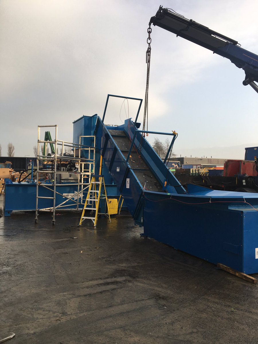 ascompaction's tweet image. A recent conveyor fed Powerkube XL install! Great job team A&amp;amp;S!