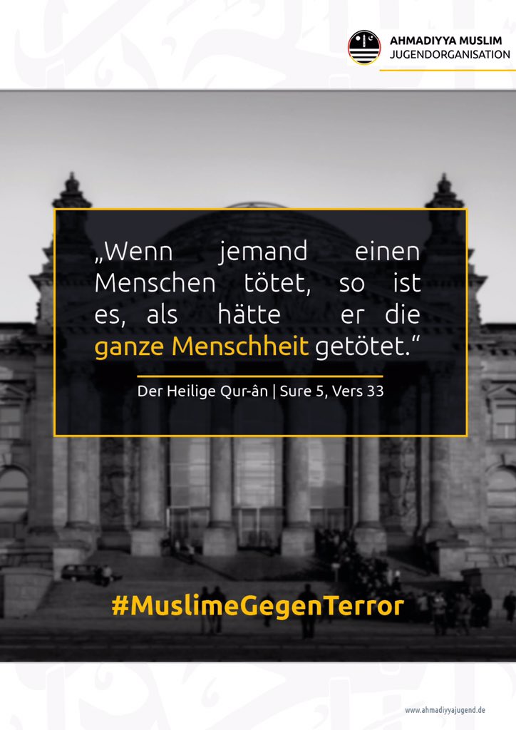 ToqeerSAhmad's tweet photo. #MuslimeGegenTerror #AhmadiyyaJugend https://t.co/t4TvxOrcui