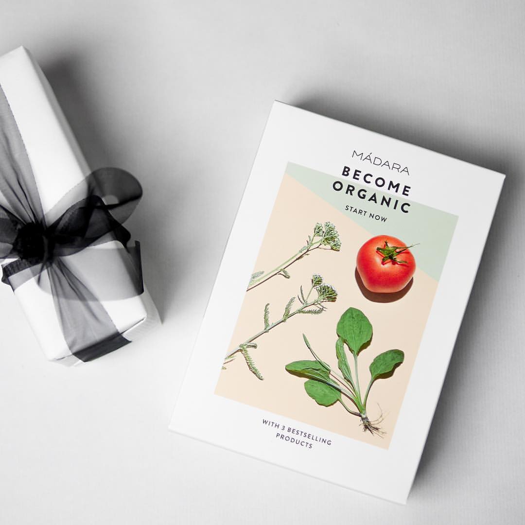 #Navidad en #OIANORA | Set de #Regalo Become #Organic. Con 3 bestsellers de la marca #Madara: Espuma Limpiadora y Cremas de Día y Noche