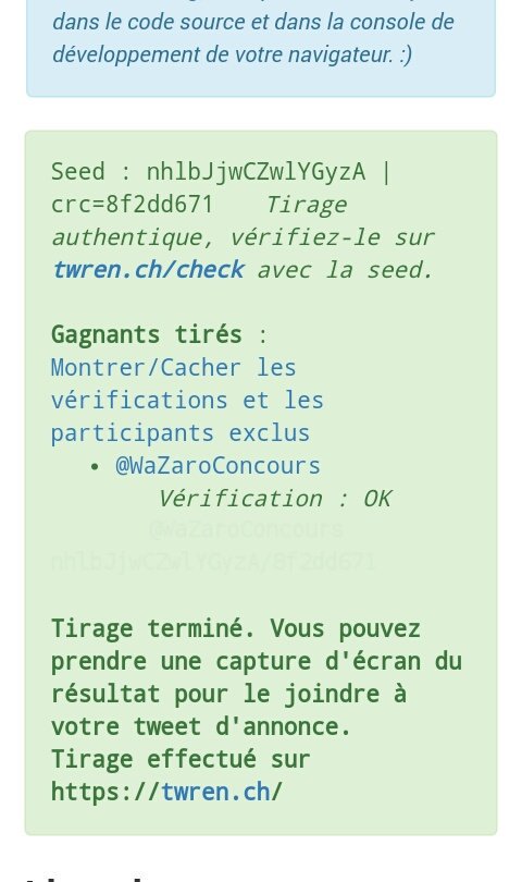 Cend_Concours's tweet photo. @TinKi_YT Bravo à @WaZaroConcours qui remporte sa carte Google Play d'une valeur Aléatoire !
• Tu as 24h pour venir mp ! √ https://t.co/8MTpNVtyRc