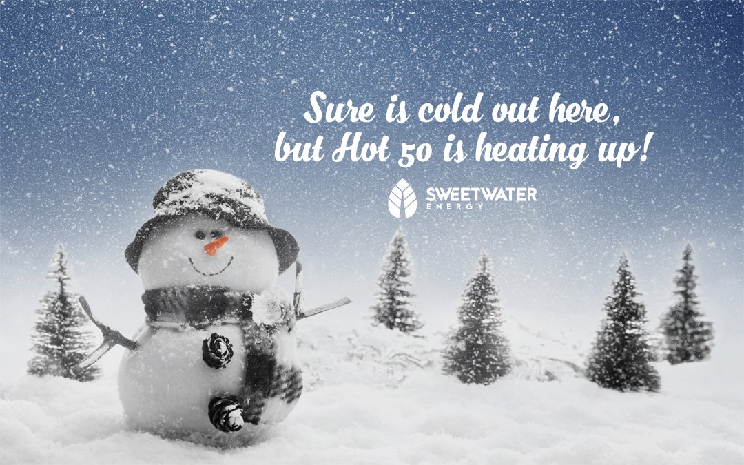SweetH2OEnergy's tweet image. It sure is freezing out there! Everyone should go vote for Sweetwater Energy to help heat things up! #bdigest #thehot50 #DigestHot50