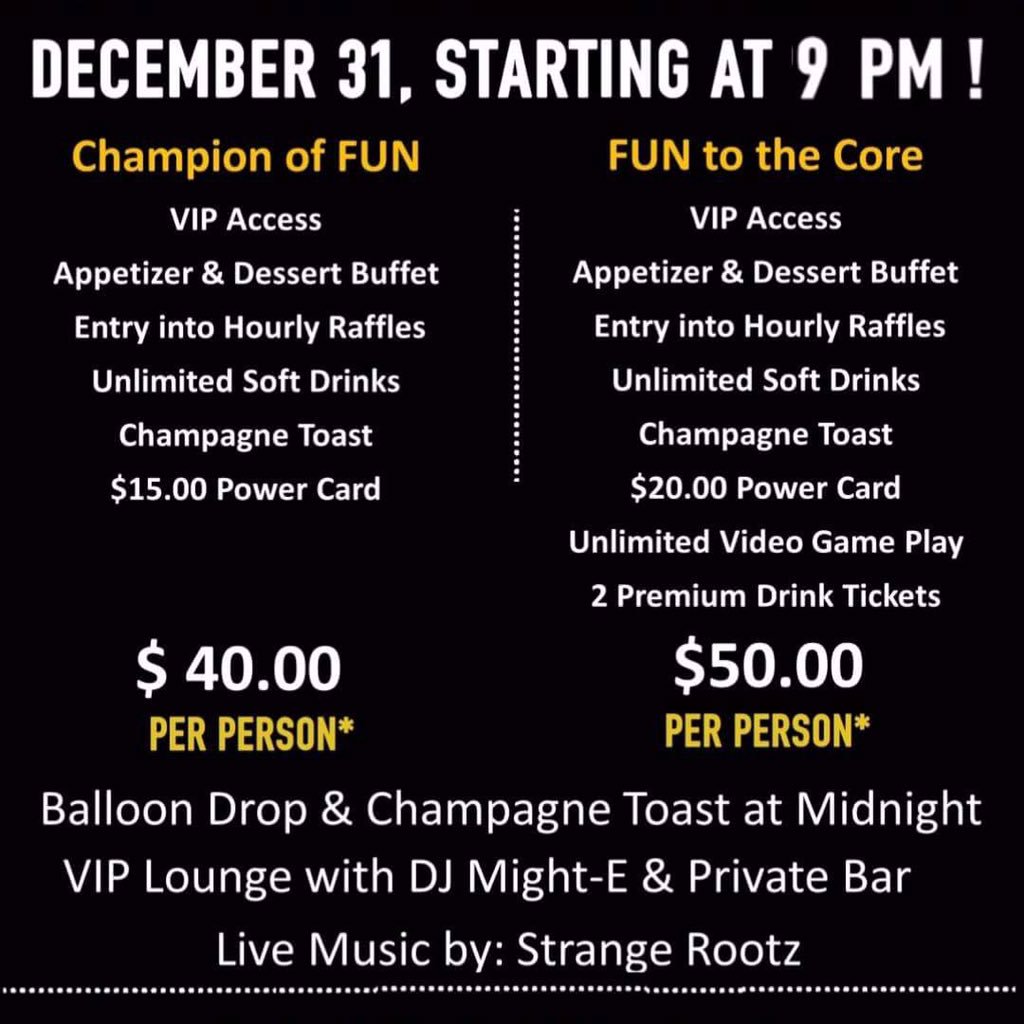 dnbvabeach's tweet photo. @StrangeRootz @DJmightE #NYE packages on sale now! 
We have everything you need to forget 2016 &amp; bring on the FUN in 2017 Ticket link in bio https://t.co/xid7qBjlwY