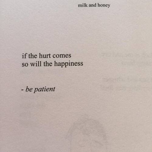 #TuesdayMotivation #inspiration #Happiness #joy #milkandhoney #patience