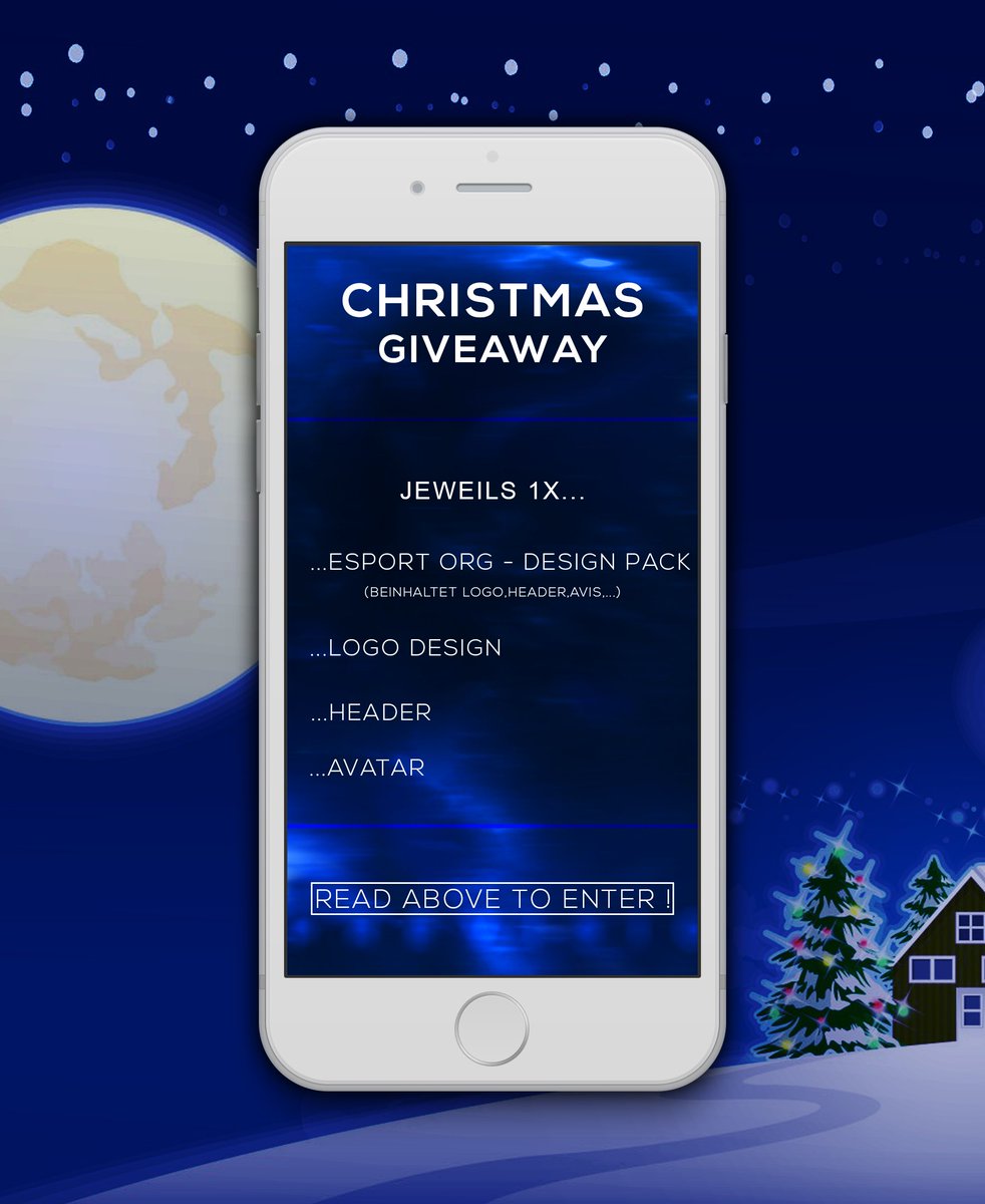 PreVGamingDE's tweet photo. Ihr wollt über Weihnachten ein Geschenk in Form von Designs ? Dann...

-Follow us @PreVisionClan 
-Retweet 

Ende ist am 2.Weihnachtstag! https://t.co/tH3PCm9jT2