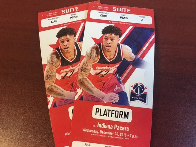 WashWizards's tweet photo. .@MonSportsNet Night is coming on 12/28 for #WizPacers! RT for a chance to win tix to enjoy the game from the @MonSportsNet Party Platform! https://t.co/957HE7RcRt