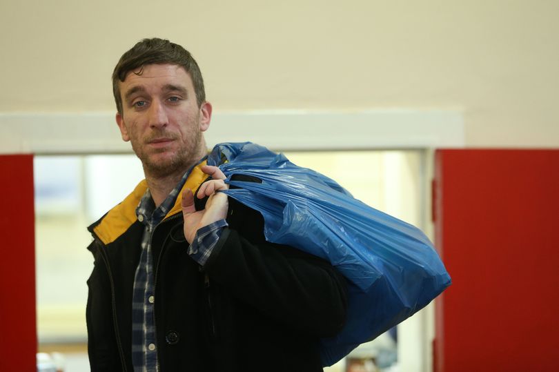 BenClaimant's tweet photo. Former soldier Terry Widdrington, suffering from PTSD, forced to use Newcastle #foodbank because of benefit sanction https://t.co/rPJQhWrQvJ https://t.co/KAHOhnbspm
