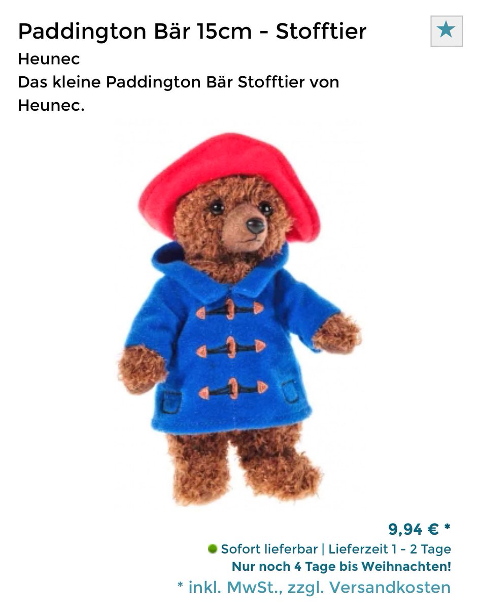 PlueschStore's tweet photo. Auf ZDF läuft gerade der Paddington Bär und auf PlüschStore gibts ihn als Kuscheltier, für alle Bärenfans. https://t.co/iPNshC977r https://t.co/9pxKVZ1DVO