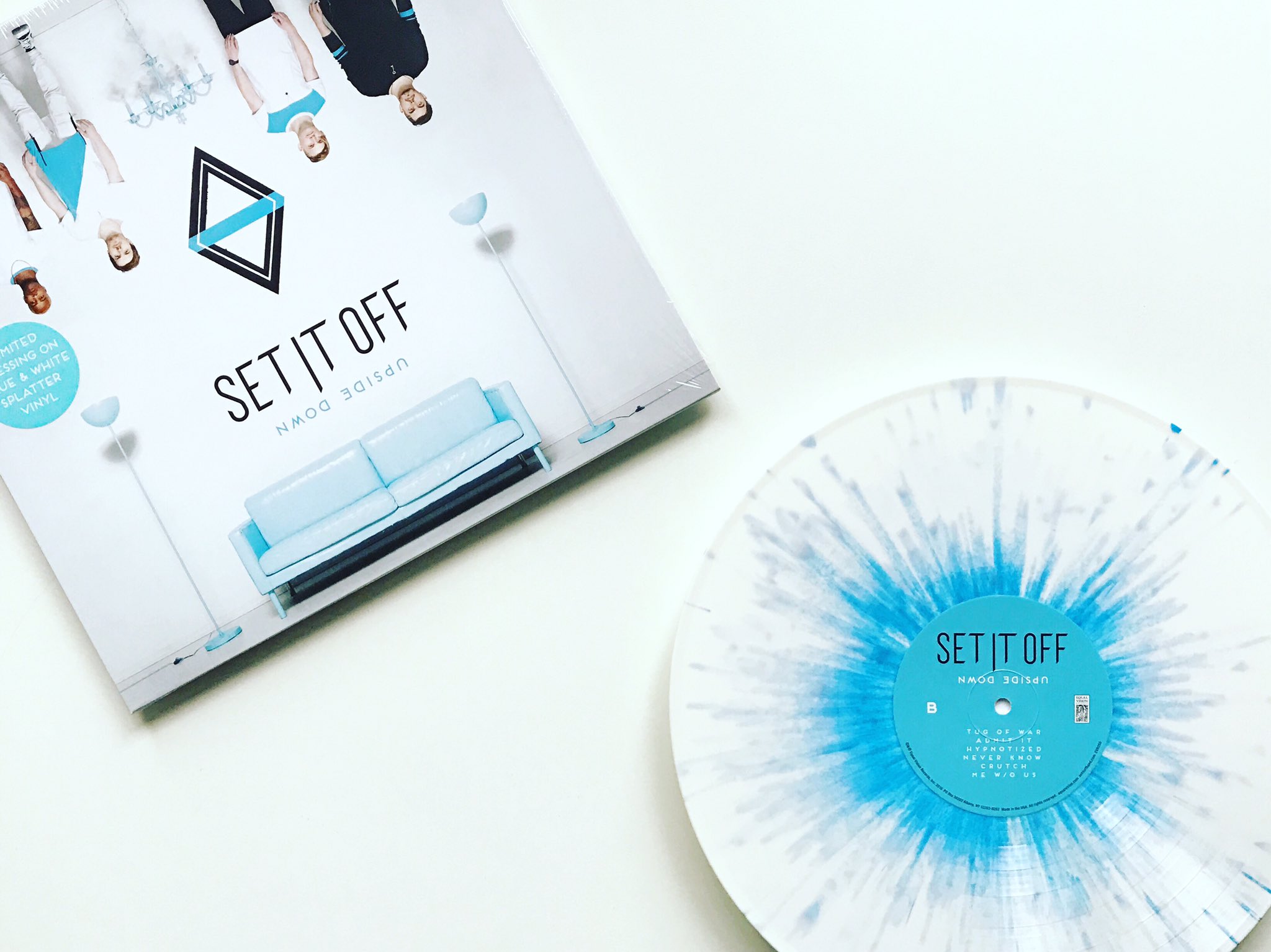 Set It Off on X: Upside Down vinyl lookin' good! Anyone have it on their  xmas list? (photo via   / X