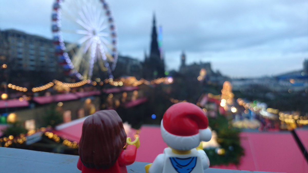 Edinburgh #EdinburghChristmasmarket #LEGO #minifigure #travel