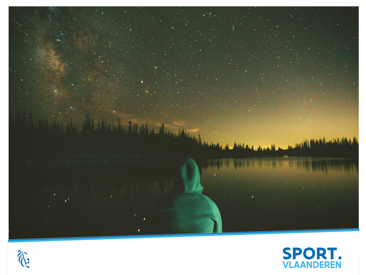 Vandaag is de kortste dag van het jaar. Maar laat het donker je vooral niet tegen houden. #sportersbelevenmeer