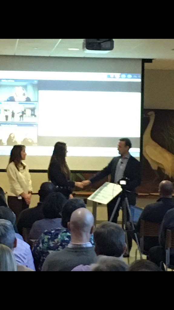 dossip's tweet photo. So happy that I could be in Minneapolis to hand out one our @Ceridian Dave MacKay Scholarship to superstar Ashley. https://t.co/enzAcsefAS
