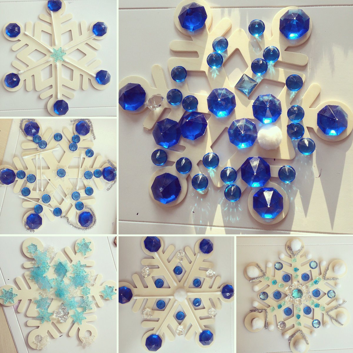 curiouskindie's tweet photo. Pretty pretty snowflakes! This is turning out to be quite a calming experience for the children. ❄️️ https://t.co/fzjZ13dpBw