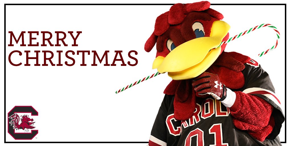 GamecocksOnline's tweet photo. Merry Christmas and warm wishes to all this holiday season! #Gamecocks https://t.co/Zb30Fs5pbS