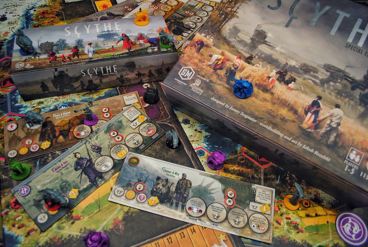 theboardgeek's tweet image. Scythe really is a beauty! @stonemaiergames