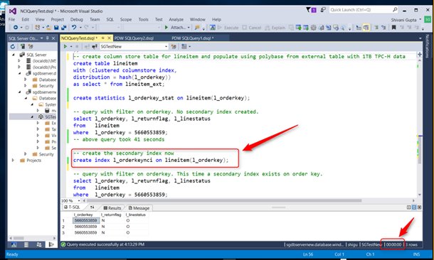 msdev's tweet image. Learn how secondary B-Tree indexes on #ColumnStore tables accelerate #SQLData Warehouse look up queries: po.st/WkjvOn