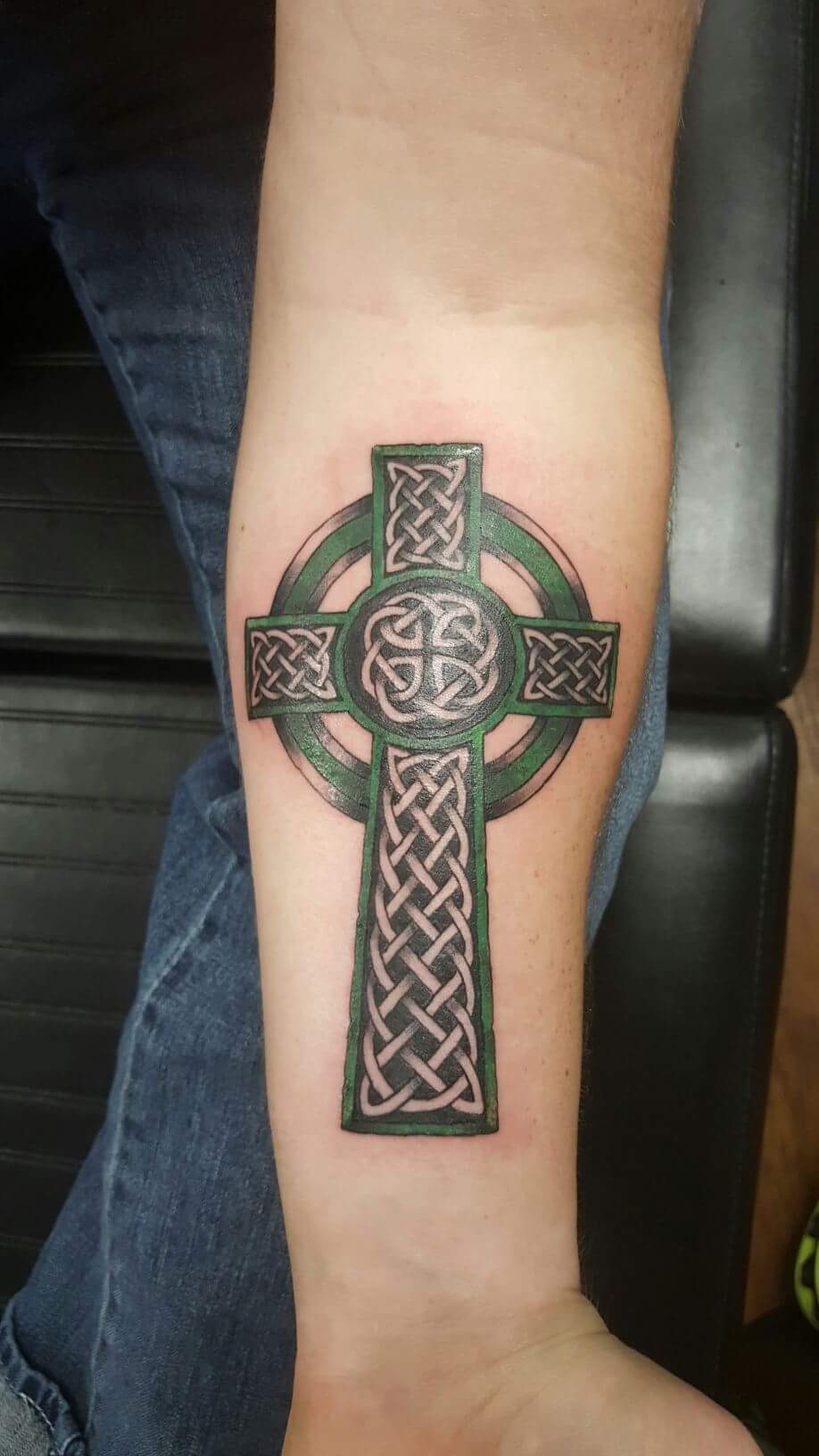 Celtic Cross Tattoo / Rampant Lion Tattoo / Religious Tattoo / Miniature  Tattoo / Free Shipping - Etsy