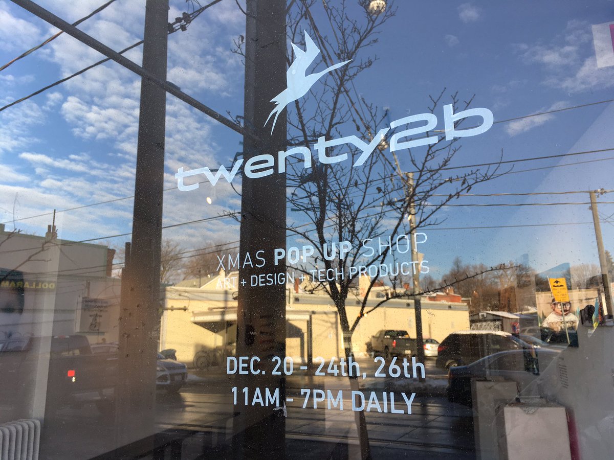 twenty2b's tweet photo. Come visit our Xmas pop up store at 1247 Dundas Street W., 11am to 7pm, Dec 20-24 and Dec 26 for your last minute shopping! https://t.co/PMdkW7nrEG