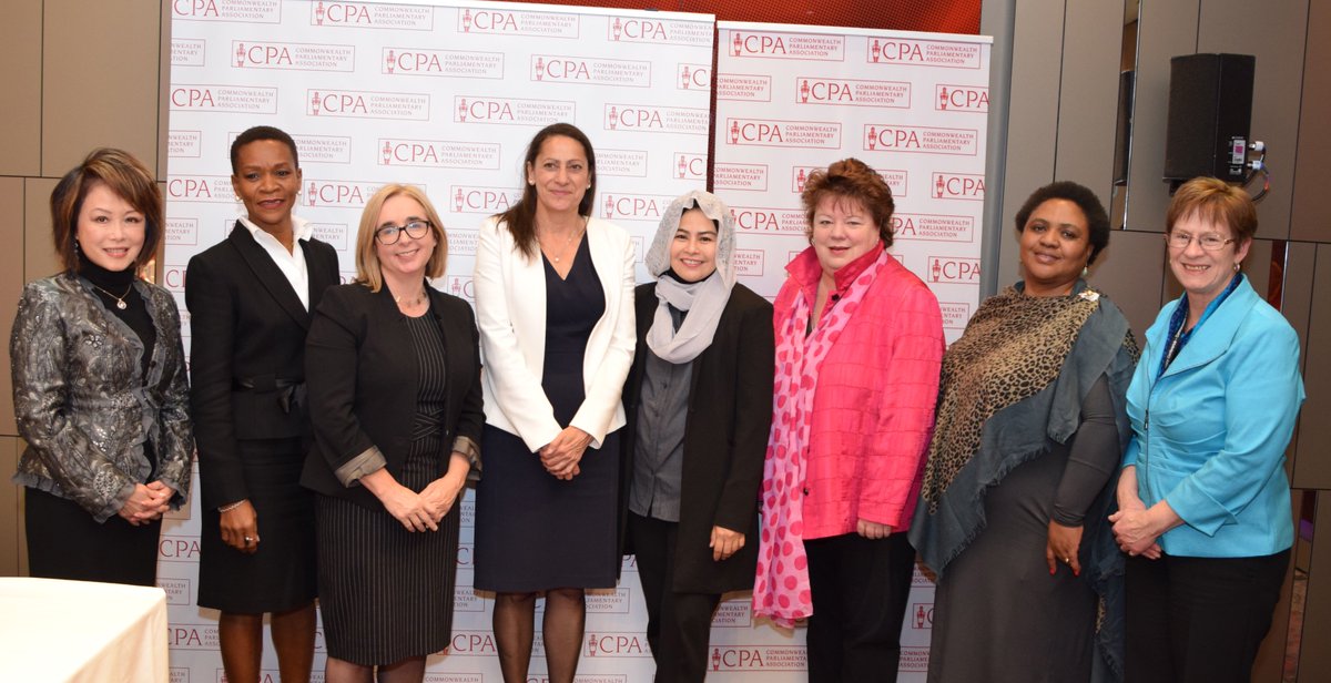 Poto Williams and other members of the Commonwealth Women Parliamentarians