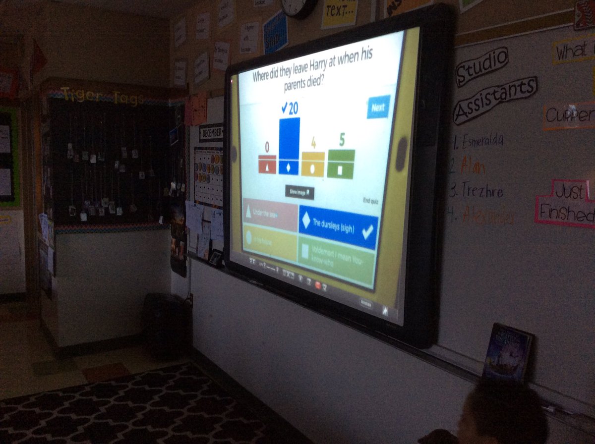 misslteaches's tweet photo. Students created Kahoots for their Harry Potter final project and we had a blast playing them! #Kahoot #fun @kamprin805 https://t.co/CdBZOWSP4N