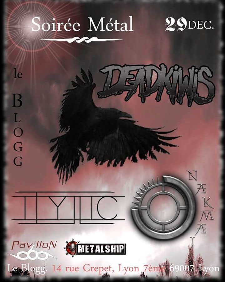 NakmajBand's tweet photo. https://t.co/7lA7rPqwWg
#metal #metalhead #concert #onlyon #metalband #christmas #noel #lyonevent #Lyon #lyonnais #sortie #musique #soirée https://t.co/gvxaLV2OtU