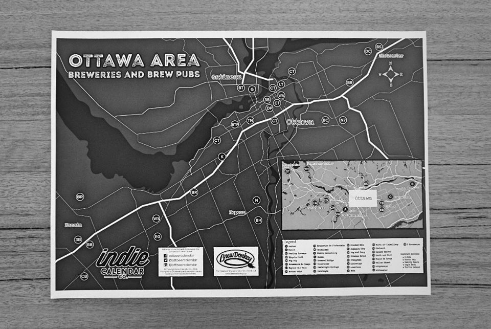 A map of every Ott brewery? You bet. Included with each calendar. Get yours at <a href="/toothnailbeer/">Tooth and Nail Beer</a> @makerhouseco <a href="/BicycleBrewery/">BicycleCraftBrewery</a> <a href="/goodsshopottawa/">goods shop</a>