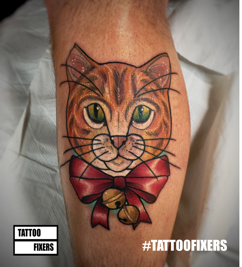 Tattoo Fixers Cat To Flower | tattoo fixers e4 on twitter quot owen s festive Tattoo Fixers Cat To Flower | tattoo fixers e4 on twitter quot owen s festive