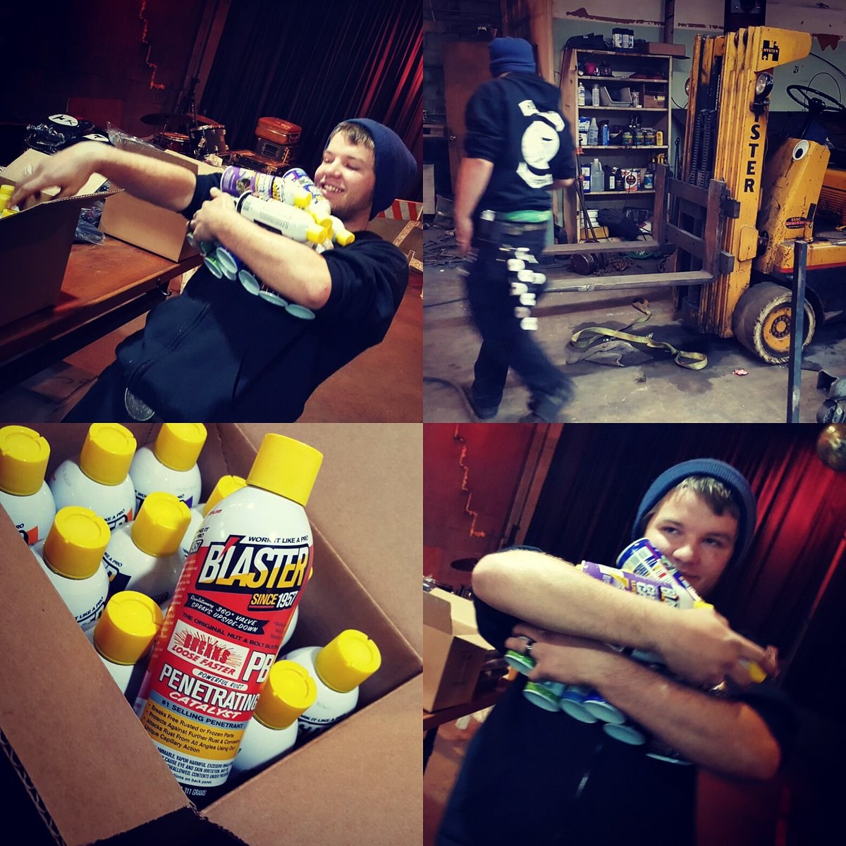 jonesomalley's tweet photo. Birdie from @milwaukeeblacksmith grabby with his brand new @BlasterProducts! #JonesOmalleyclient #Blasterfreakinworks https://t.co/5z2TGMXz8m