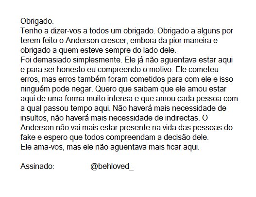 Sobre o @r3sth4rt ter desactivado. Ele pediu-me que escrevesse algo porque ele não estava em condições de o fazer.
Obrigado.