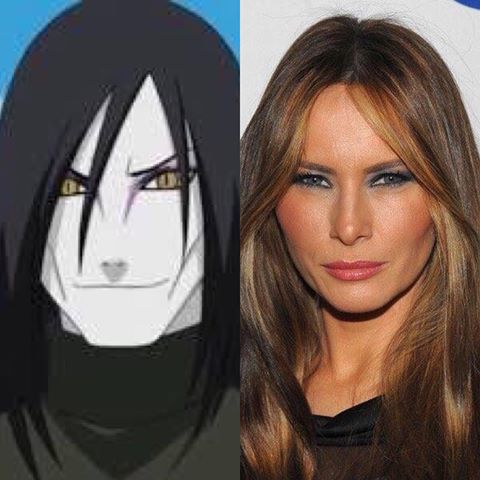 Jerky Jackal On Twitter Please Never Forget That Melania Trump Our Future First Lady Is Actually Orochimaru From Naruto