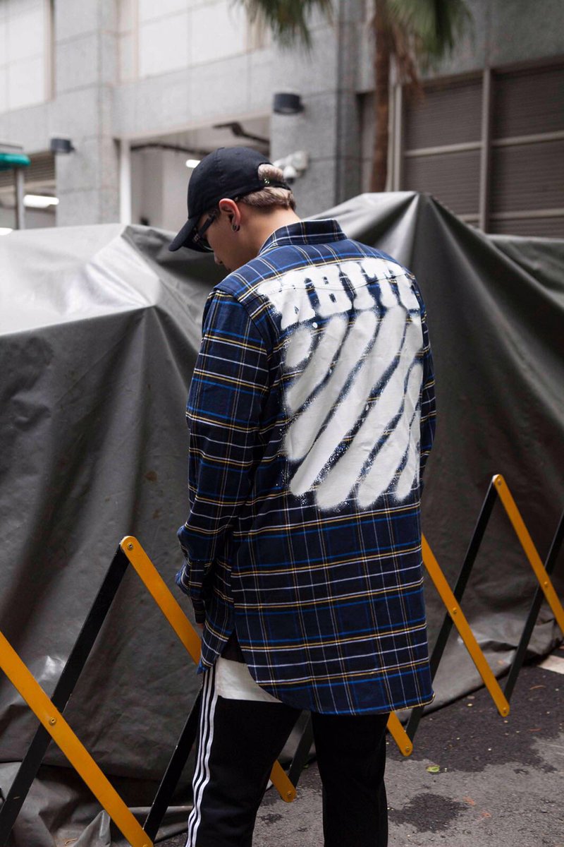 mens off white flannel