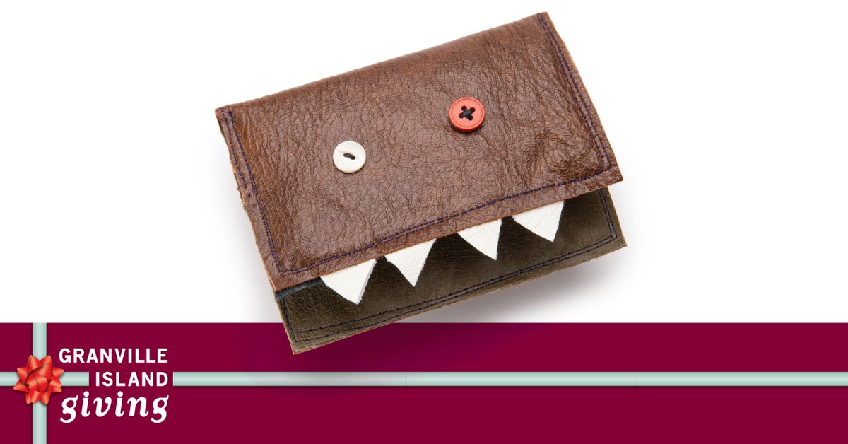 granville_isle's tweet photo. Handmade, local and one-of-a-kind. Visit Granville Island for all your holiday shopping -- and for this little wallet monster! #GIgiving https://t.co/PWvOwzSqzS