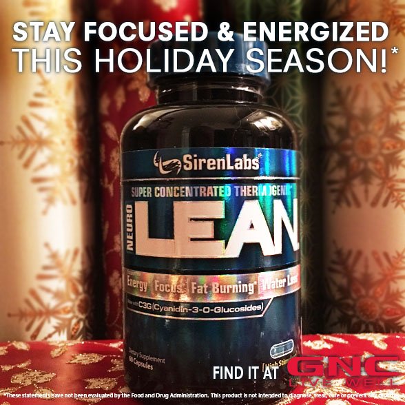 SirenLabs's tweet photo. #SirenLabs Find at GNC https://t.co/oG5eX0wKPE Happy Holidays! #StayFit #Focus #Energy #HappyHolidays #GNC #GNCLiving #NeuroLean https://t.co/iJDSXb90C1