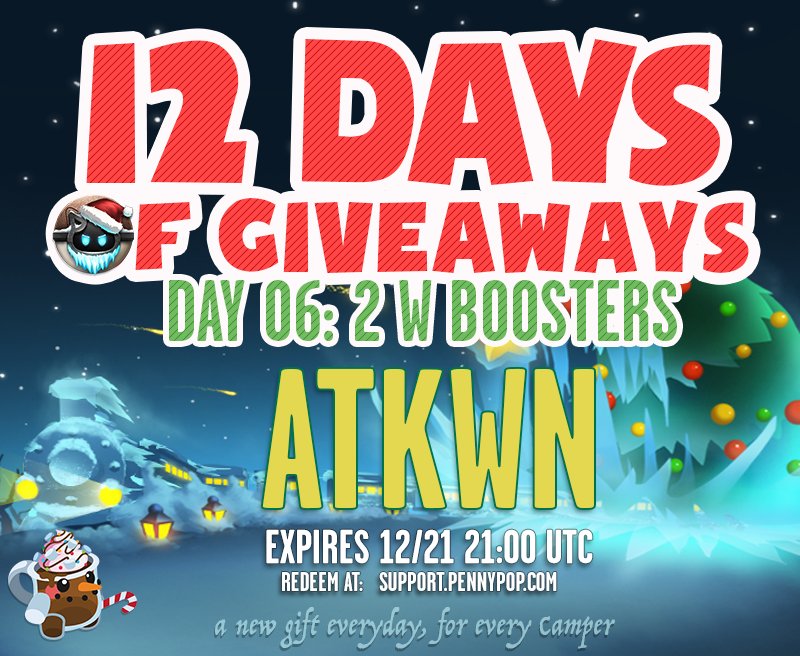 battlecamp's tweet photo. 12 DAYS OF #CODESMAS! Happy Holidays Campers! 'Tis the season to spread good cheer & codes! You can redeem at: https://t.co/RzTpYm0T9I https://t.co/nqCvSV0mDK