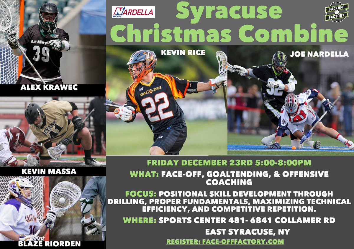 NardellaSports's tweet photo. We're 3️⃣ days away from our #Syracuse Christmas Combine! Have you registered yet? ➡️ https://t.co/hZ19wDEtGG https://t.co/wncVSaMAES