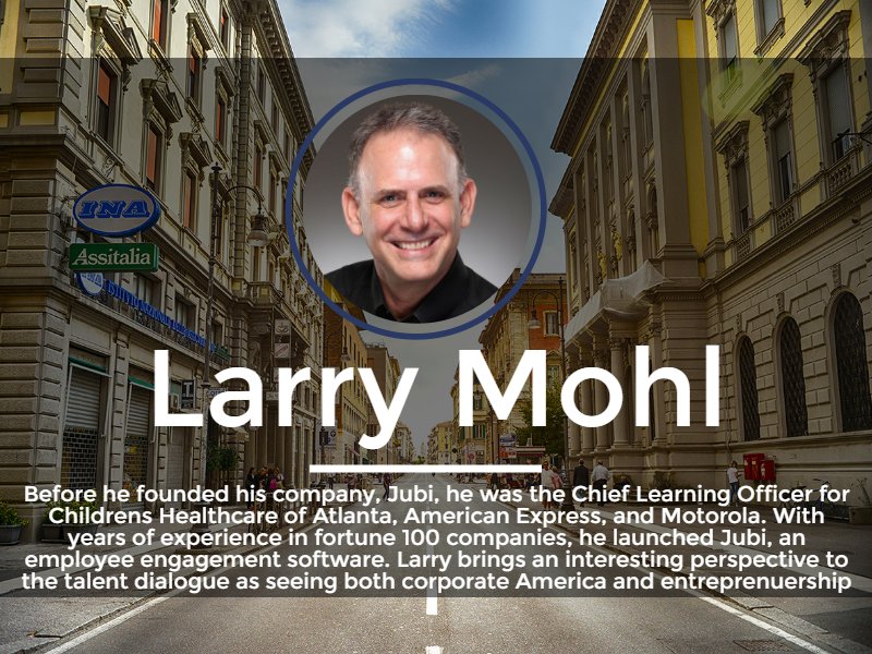 <a href="/LarryMohl/">Larry Mohl</a> is another one of the panelists for our Jan. event with <a href="/wtcatlanta/">World Trade Center Atlanta</a> <a href="/atdatlanta/">ATD Greater Atlanta</a>