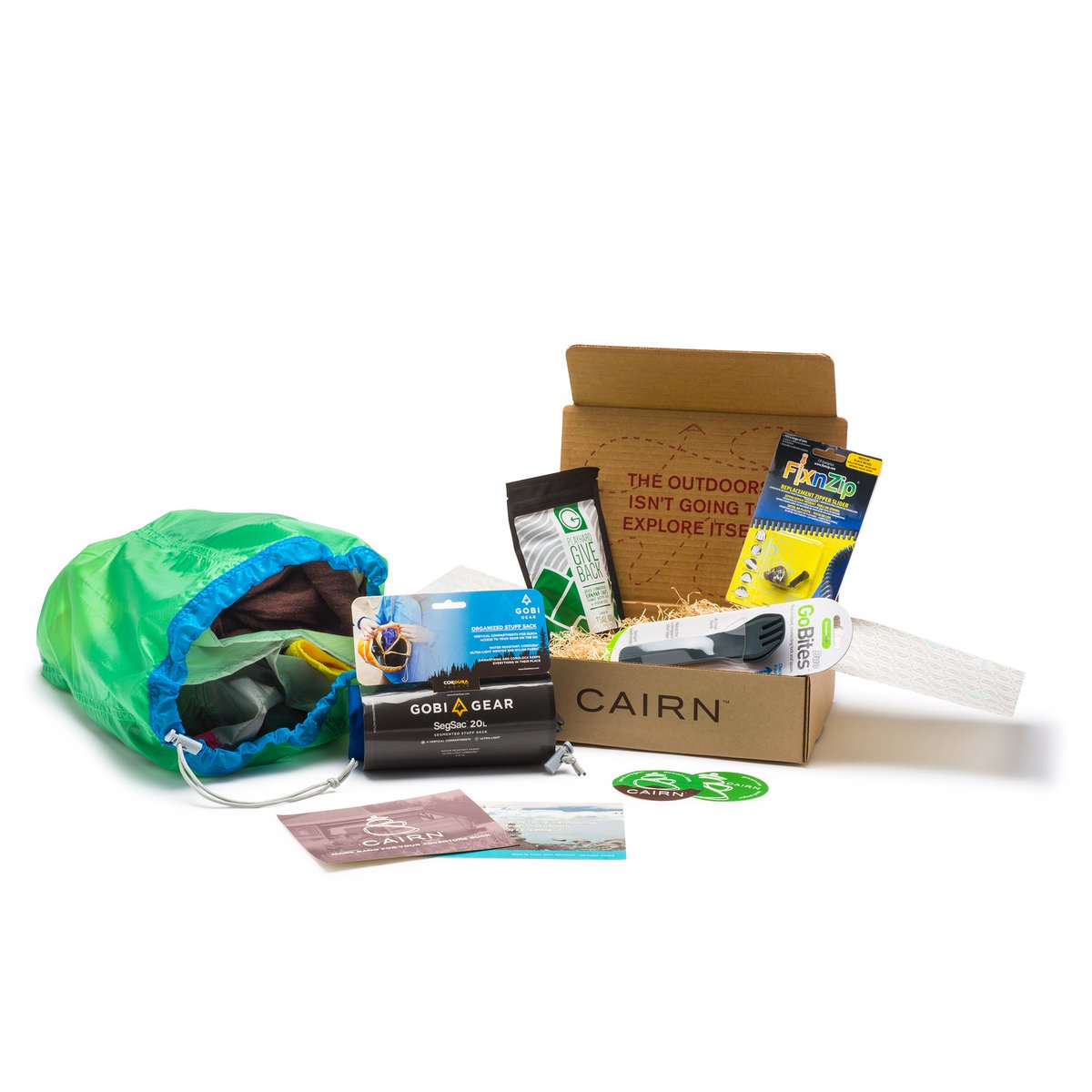 The_OutsideShop's tweet photo. $45+ worth of goods for $25 from @GobiGear @PHGBgives @humangear_inc and @FixnZip Subscribe by 12/31 to get our December collection! https://t.co/4FRznlTYW4