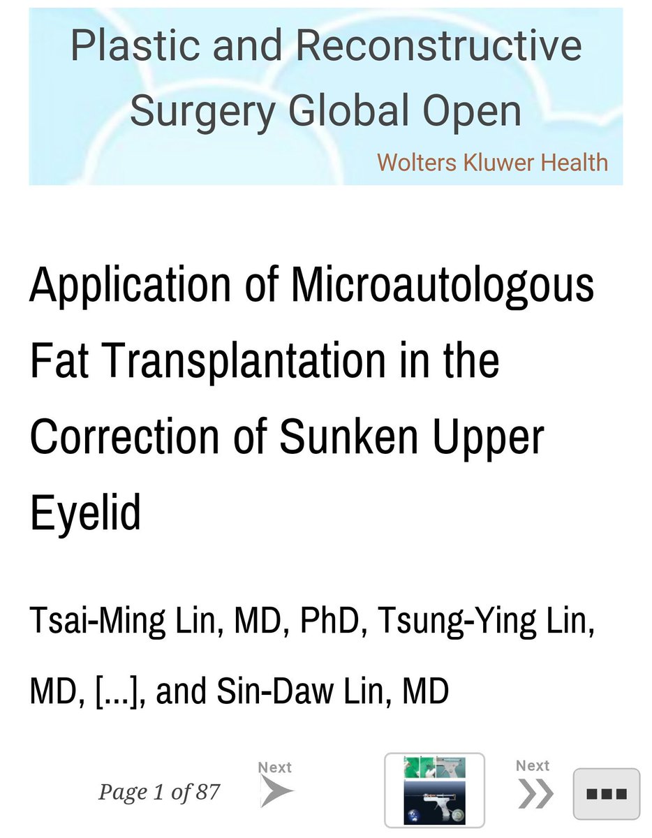 MaftGun's tweet photo. #Reconstructivesurgery
#PRSGO
#SunkenUpperEyelid
#MAFTGUN
#prsjournal
@prsjournal
https://t.co/hLxs6jkJXj https://t.co/RxxbPiJ8a0 https://t.co/CQmuF1MSkm