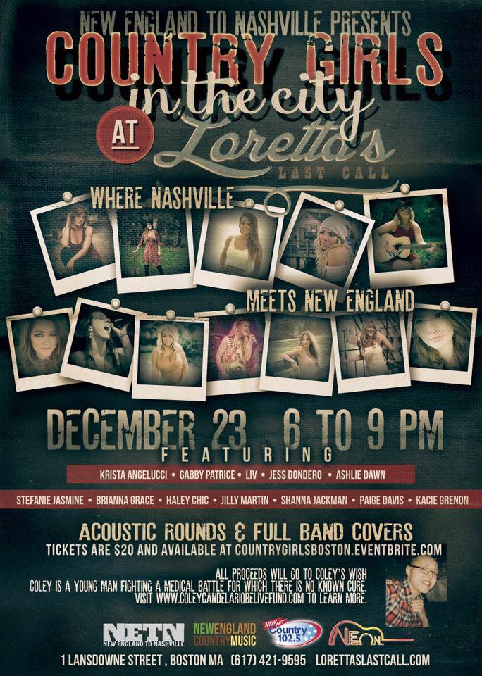 NETNFAN's tweet image. This Friday @LorettasTweetin Country Girls In the City brought to you by @NECntryMusic and @Country1025WKLB Tickets available @BriteBoston