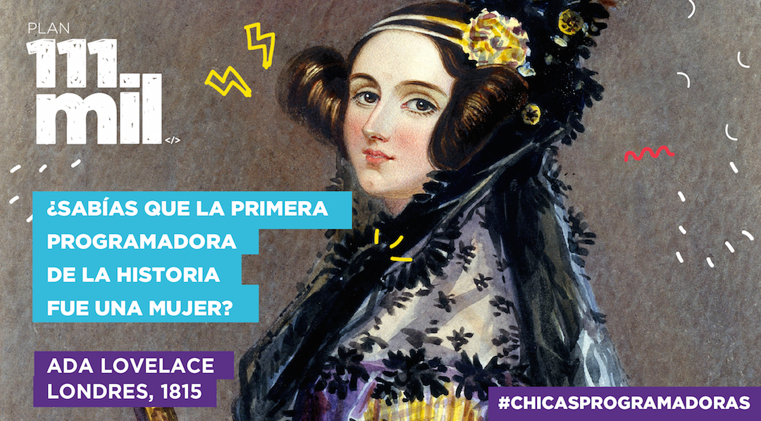 Ada Lovelace es considerada la primer programadora por realizar operaciones complejas con caracteres en una máquina  #ChicasProgramadoras