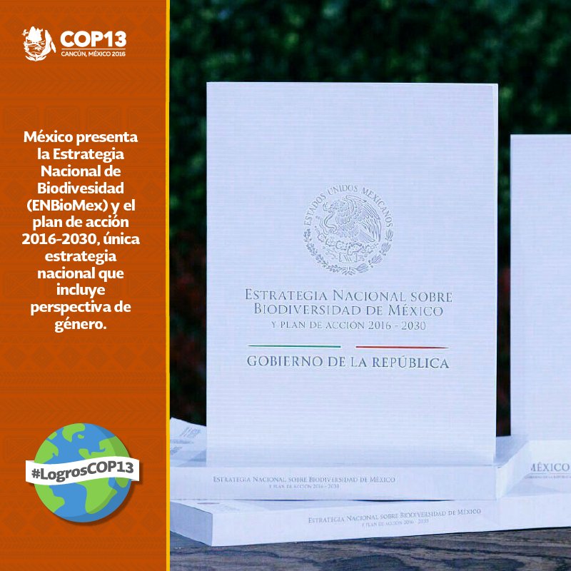 La estrategia incluye contribuciones de distintos sectores, para que su implementación se realice de manera corresponsable. #LogrosCOP13