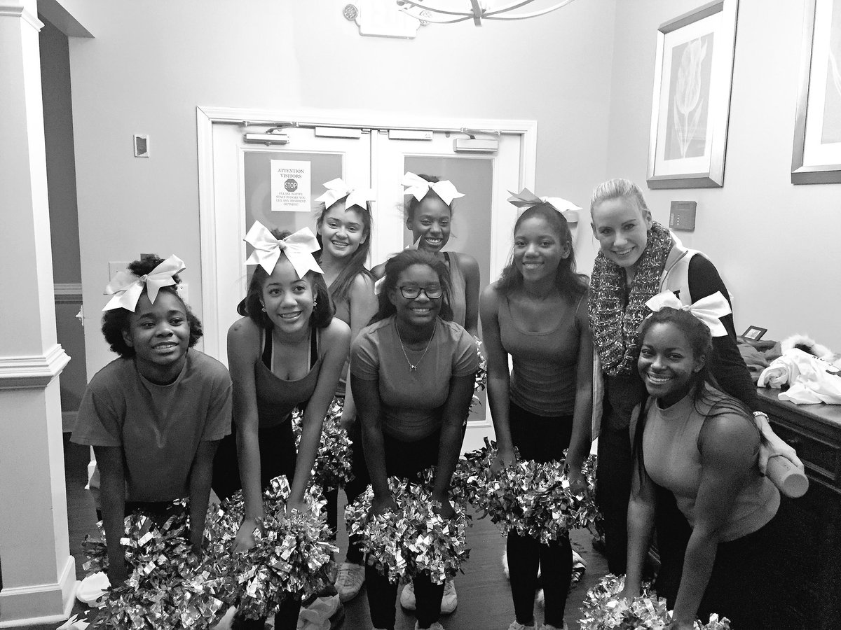 MissKozak_Math's tweet photo. So proud of these girls!! Tonight was amazing seeing the girls perform in front of the residents at Peregrine Nursing Home❤️💚@NorcrossCheer https://t.co/34B5y14bkw