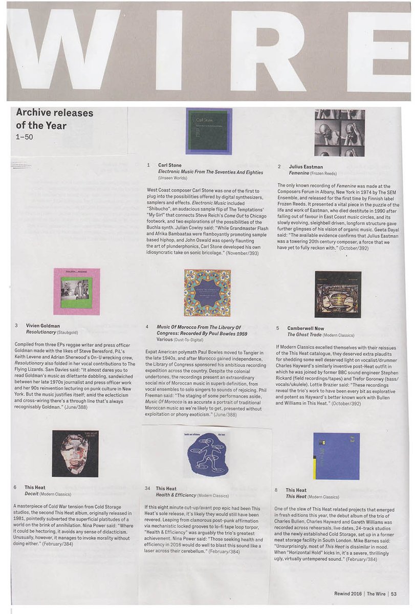 communicare (@careinthecom) on Twitter photo <a href="/_thisheat_/">This Heat</a> catalogue (<a href="/lightintheattic/">Light in the Attic</a> reissues) features heavily in <a href="/thewiremagazine/">The Wire Magazine</a> archive releases of the year <a href="/charleshayward/">Charles Hayward</a> <a href="/_thisheat_/">This Heat</a> catalogue (<a href="/lightintheattic/">Light in the Attic</a> reissues) features heavily in <a href="/thewiremagazine/">The Wire Magazine</a> archive releases of the year <a href="/charleshayward/">Charles Hayward</a>