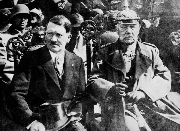 MilHistNow's tweet photo. On this day in 1933, Adolf Hitler becomes Chancellor of Germany. "We have the power. Now our gigantic work begins." https://t.co/3zcmZLEMXz