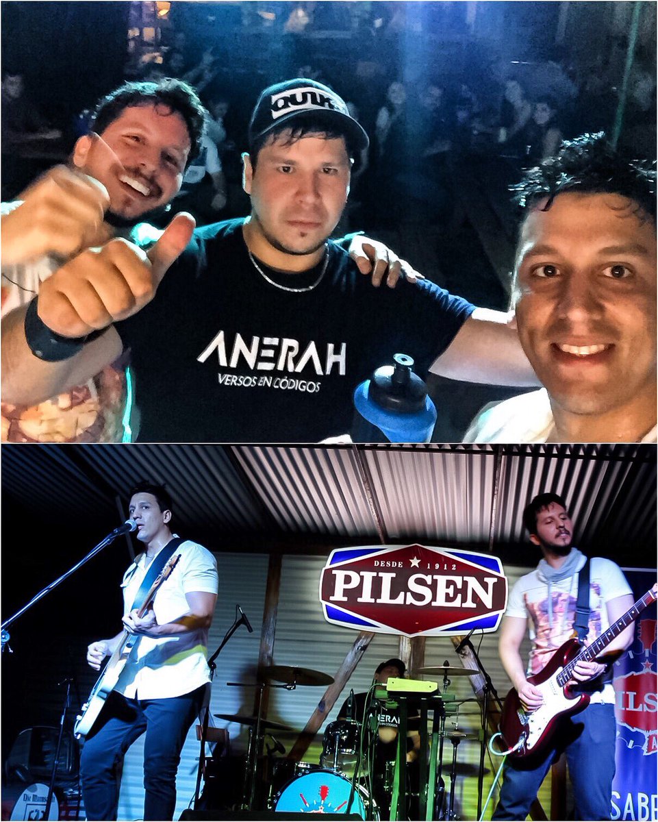 anerahmusic's tweet photo. Nuevamente gracias @diemannschaftpy por confiar en nosotros y a todo el gran público que fue para escucharnos.🎉
#pilsenaltoque #Anerah https://t.co/0oG2hj5Et4