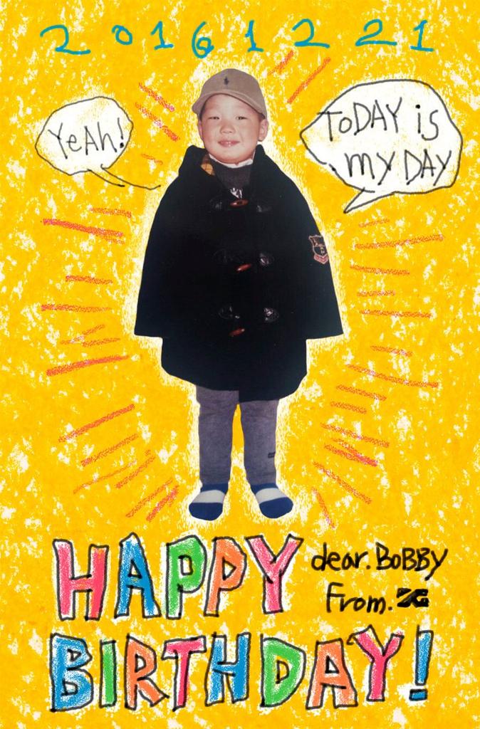 #HOLUPitsBOBBYday Happy Birthday Bobby! Wish u all the best boy💕
iKONICs, coba tulis harapan kalian buat Bobby✨
